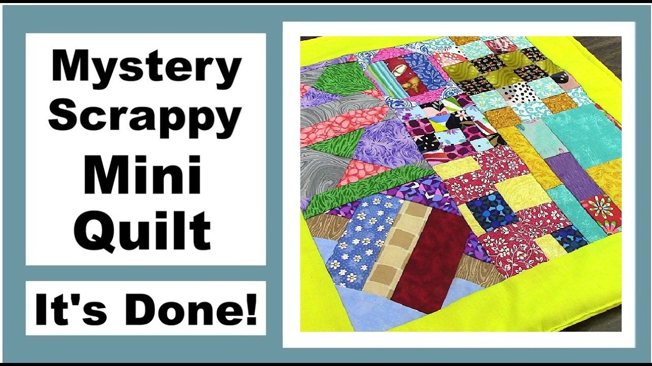 Серия мастер-классов по созданию лоскутного одеяла из загадочных кусочков ткани – Изготовление ми...