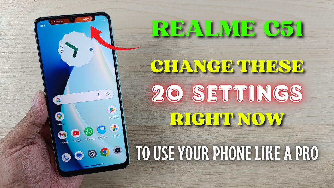 Realme C51: измените эти 20 настроек прямо сейчас