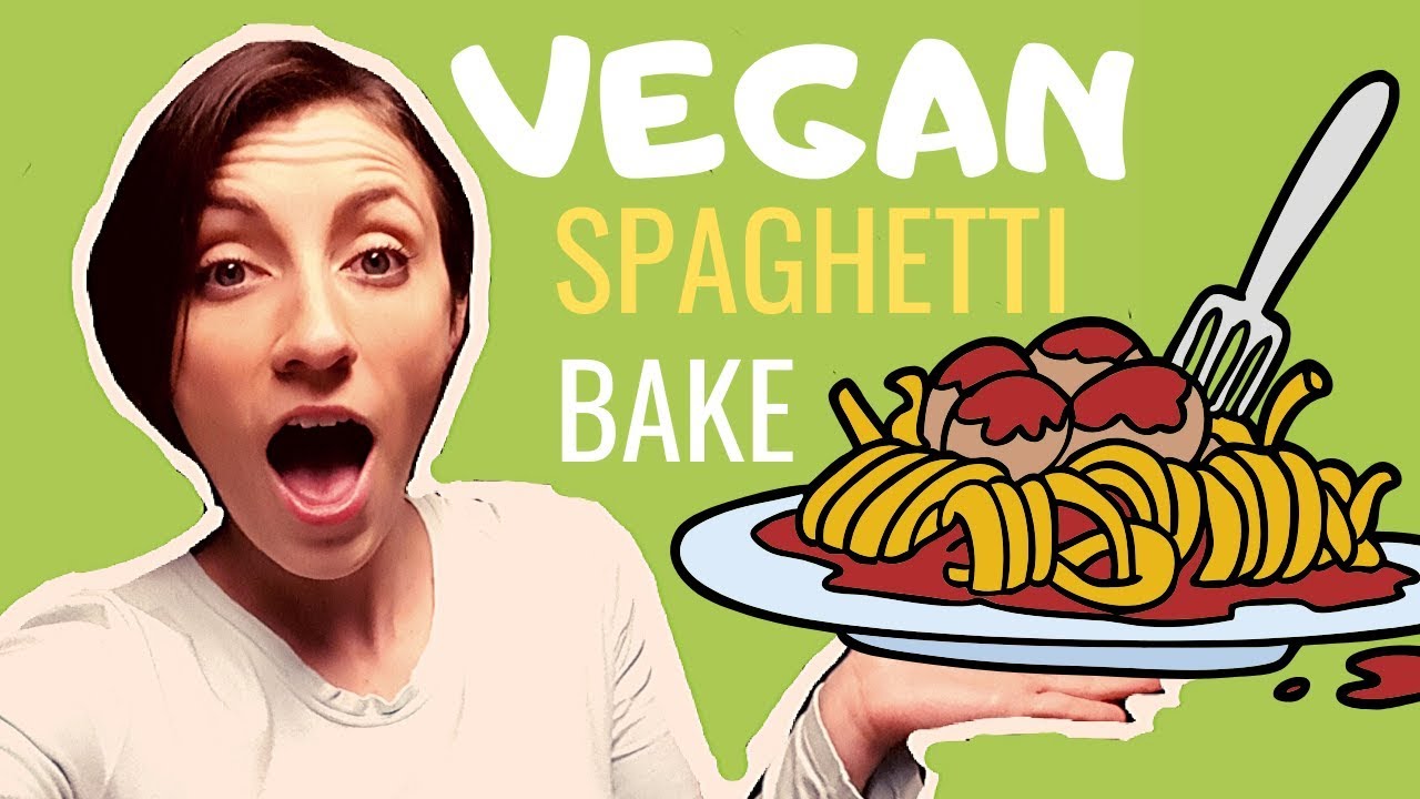 VEGAN Spaghetti Bake RECIPE [with HIDDEN VEGGIES and PROTEIN]