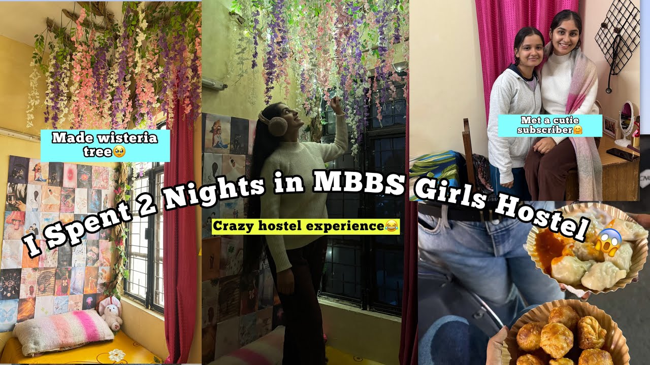 I spent 48 Hours inside an MBBS Girls Hostel🩺😱 | Chaos🥲