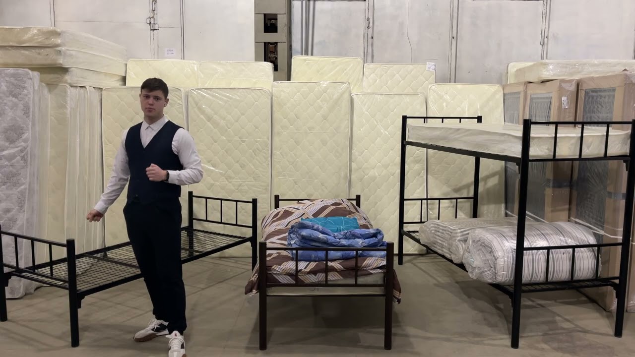 Кровати одноярусные и двухъярусные Прораб от производителя Sclad.ru