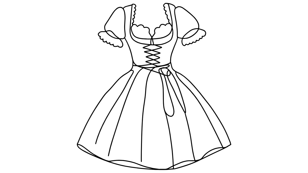 Princess Dress Coloring 