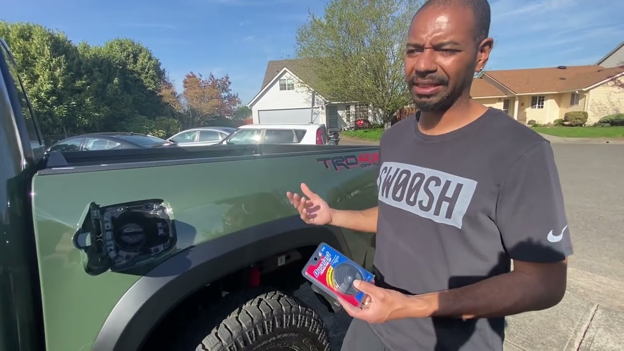 Toyota Tacoma 2022 trd off-road  locking gas ⛽️ cap fail