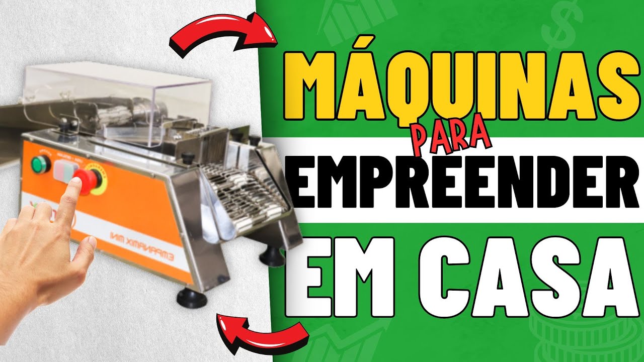 20 M&Aacute;QUINAS PORT&Aacute;TEIS E LUCRATIVAS PARA EMPREENDER EM CASA