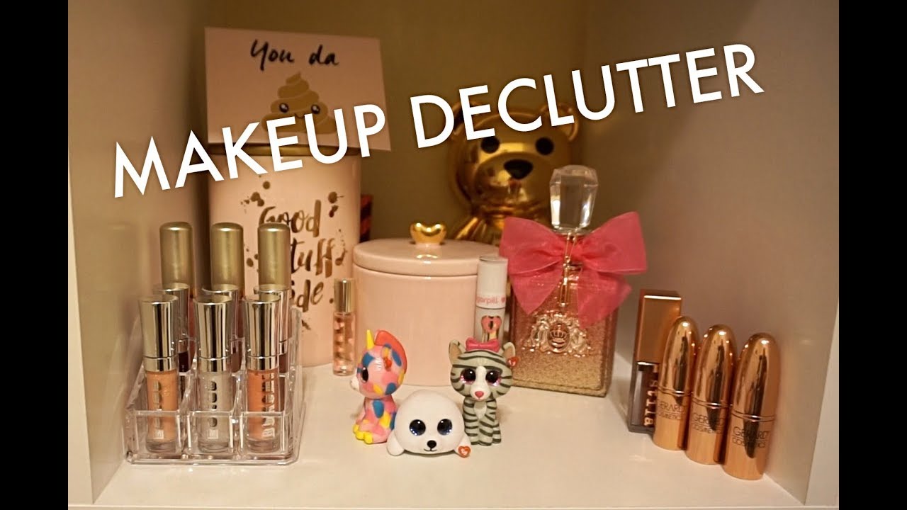 HUGE MAKEUP DECLUTTER - GETTING RID OF SO MUCH MAKEUP!
