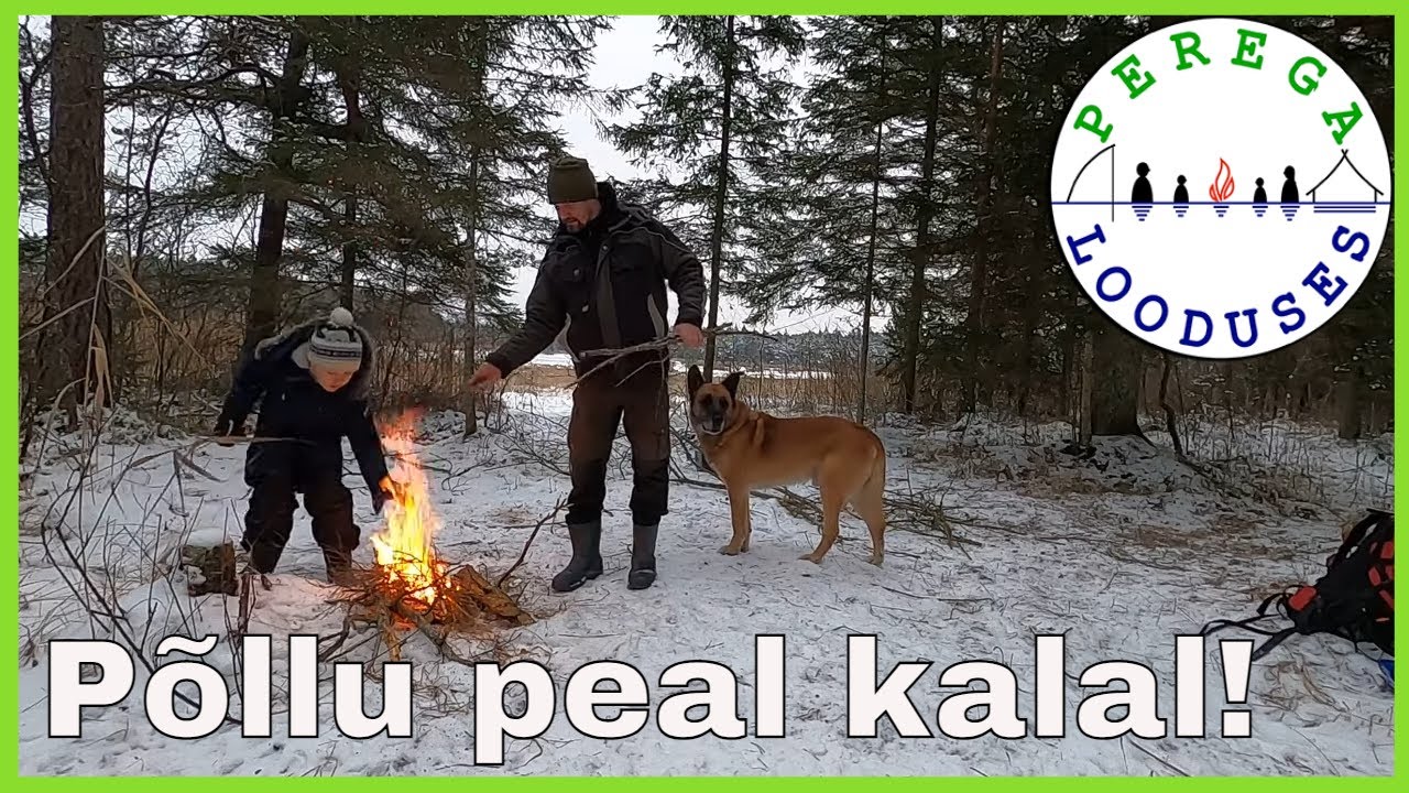 Käisime Raunoga uut piirkonda avastamas ja lõkkel süüa tegemas
