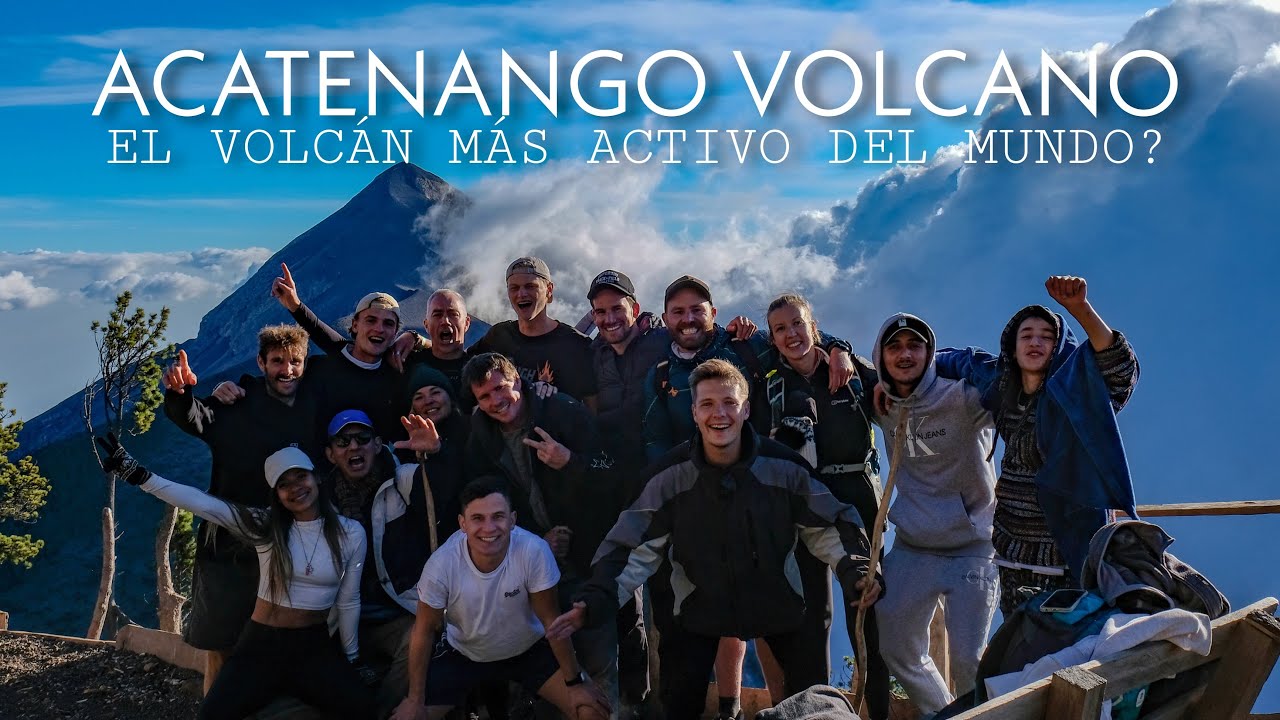 El VOLCÁN que EXPLOTA cada 20 MINUTOS🌋| ACATENANGO TOUR TROPICANA 🇬🇹
