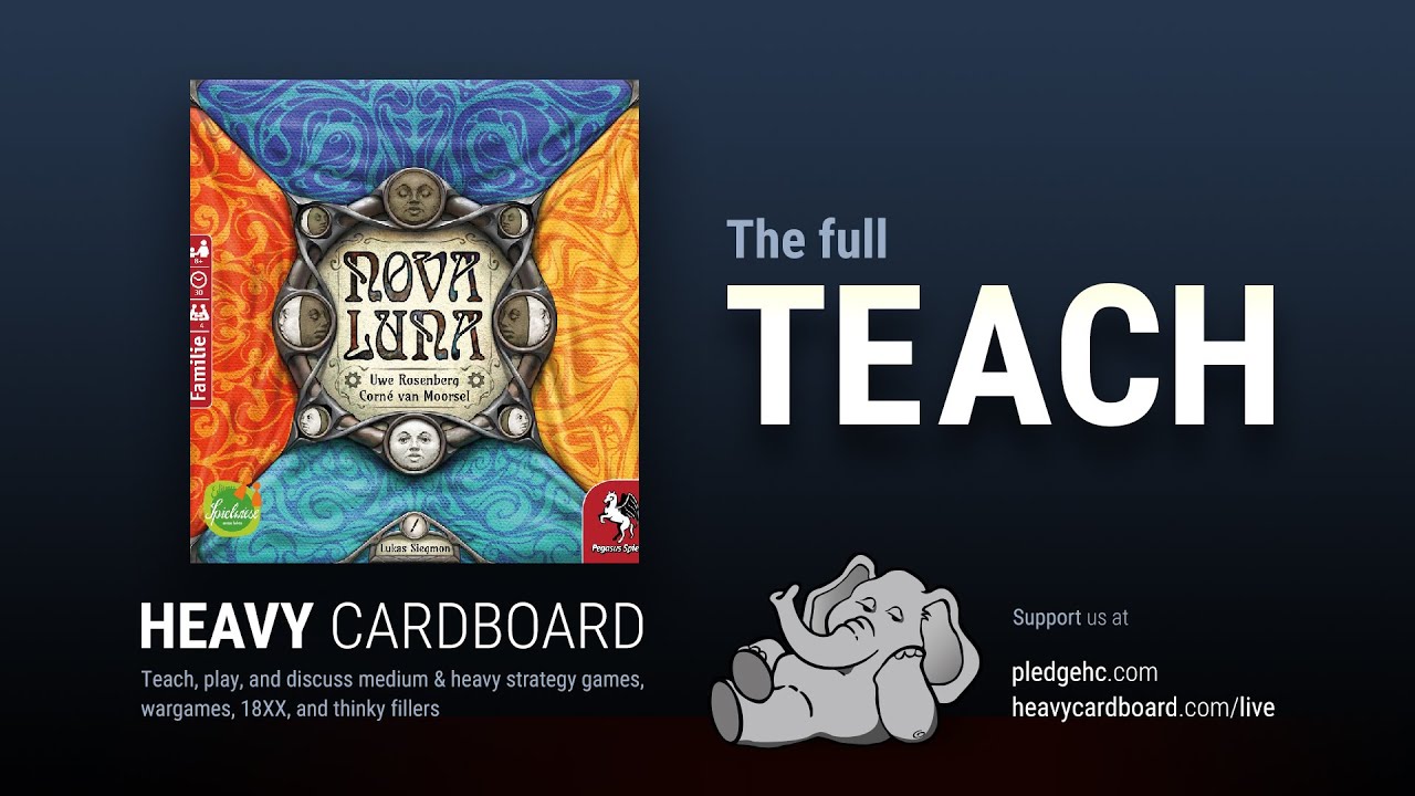 How to Play only - Nova Luna How to Play by Heavy Cardboard
