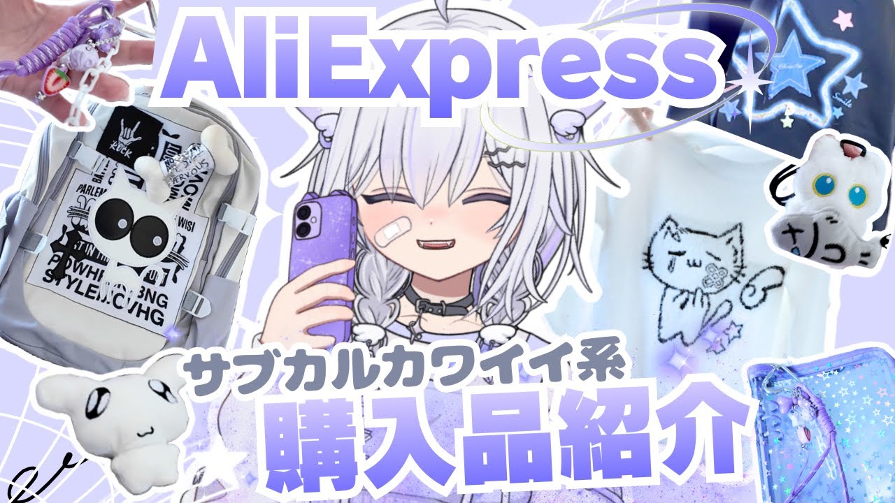 【AliExpress購入品紹介໒꒱· ﾟ】1万円分🐾サブカル可愛すぎアイテムの戦利品紹介💖🐟