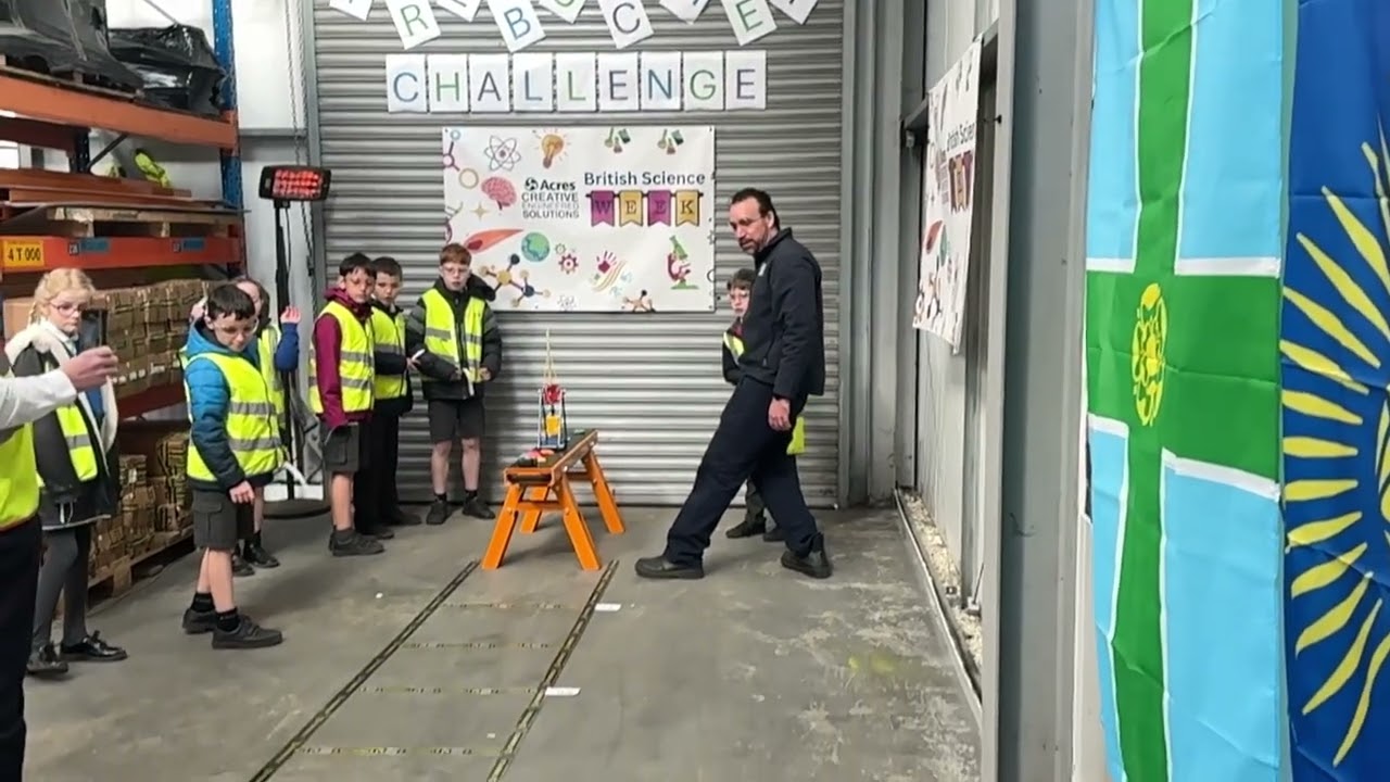 The Trebuchet Challenge - Pupils Master the Art of the Medieval Trebuchet at Acres Engineering