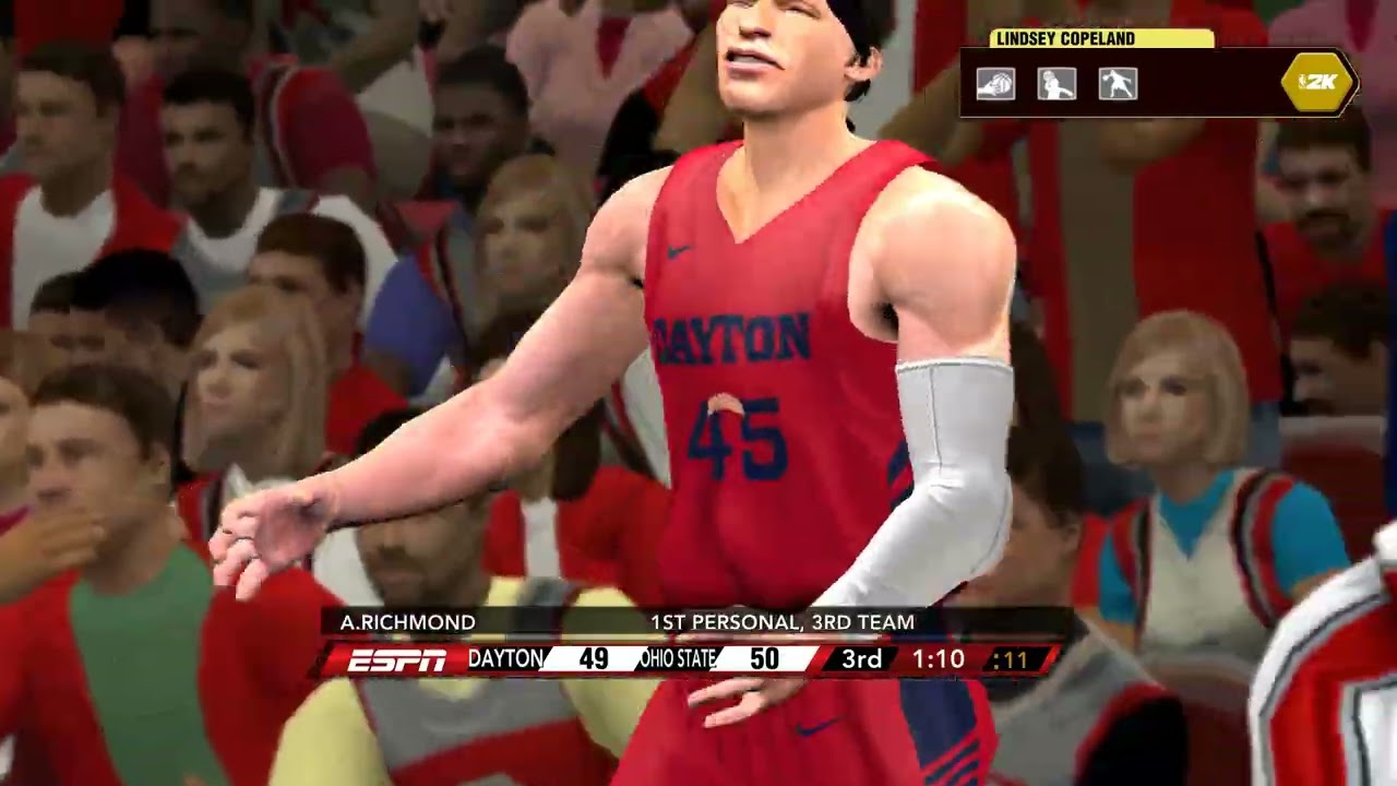 NBA2K14 Women College Hoops OSU vs Dayton 2nd Half