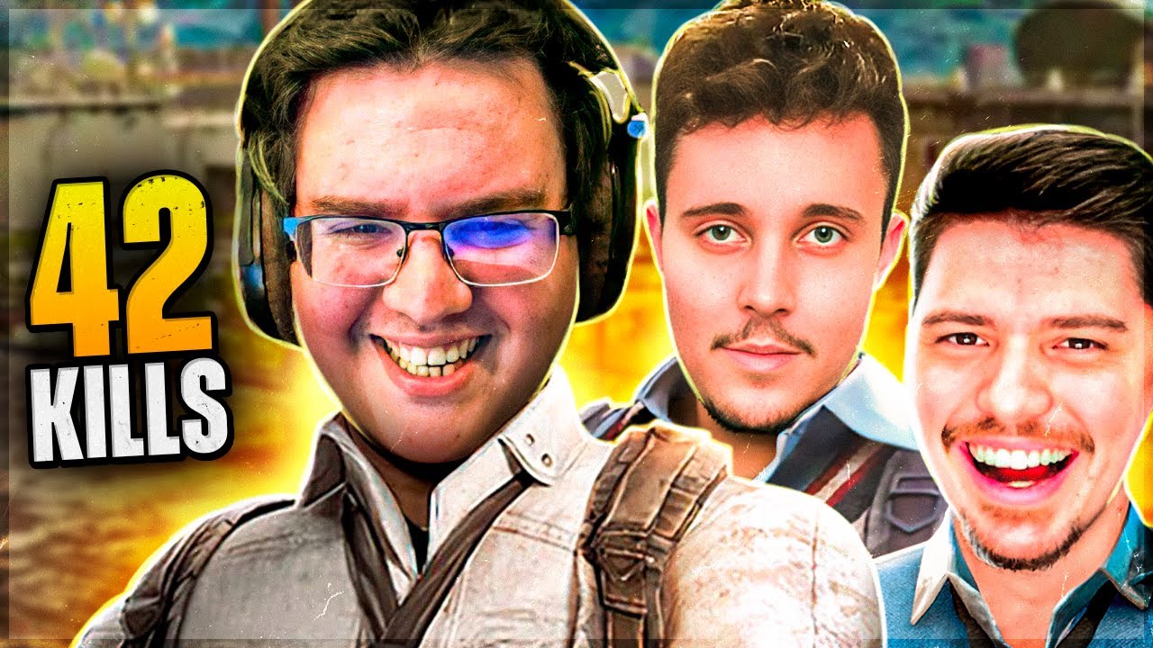 ESSE TRIO VOLTOU DESTRUINDO TUDO EM ERANGEL | PUBG