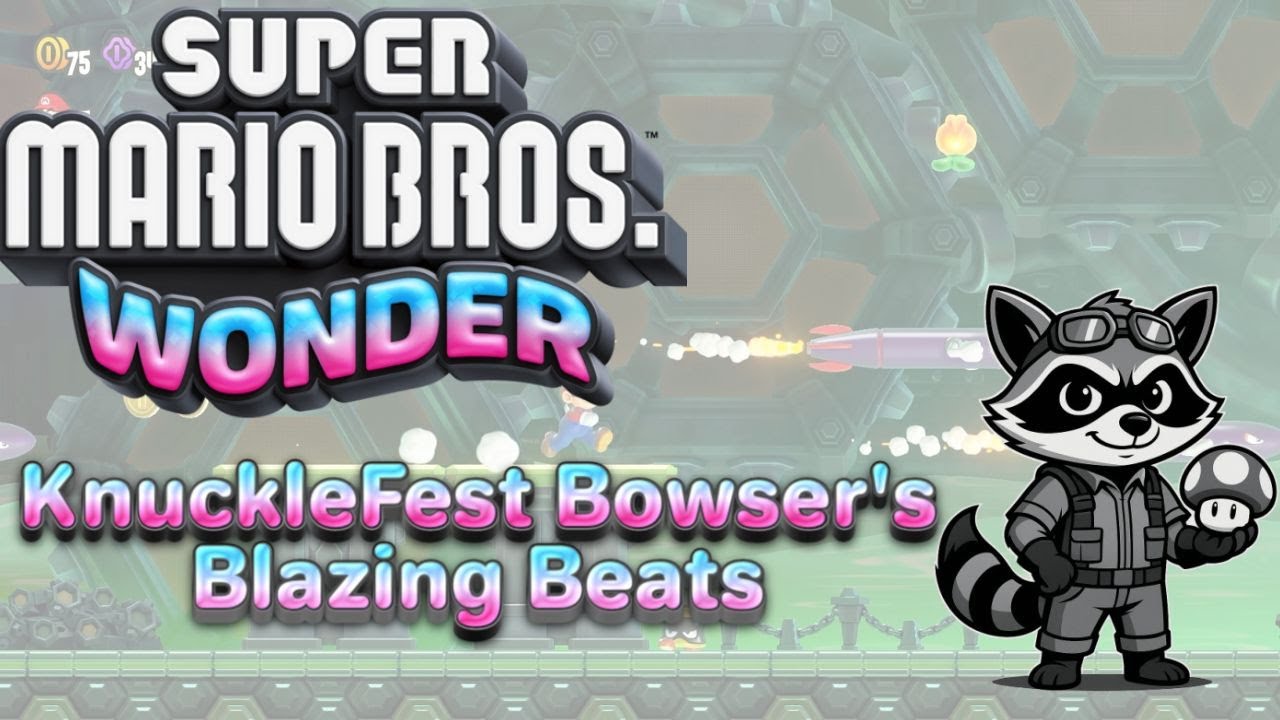 🎮  Super Mario Bros. Wonder – Castle Bowser  - KnuckleFest Bowser's Blazing Beats - ⭐⭐⭐⭐⭐