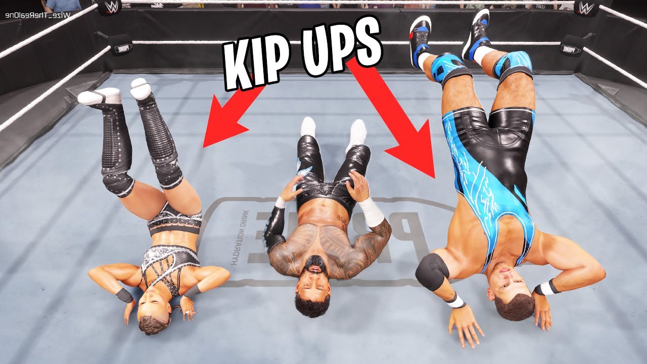 20 приемов с анимацией подъема разгибом в WWE 2K25