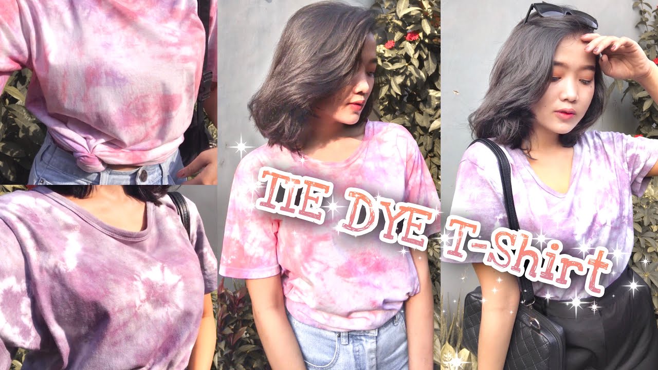 TUTORIAL TIE DYE KAOS ALA TIKTOK | ANTI GAGAL DAN MODAL 3000 AJA !!!