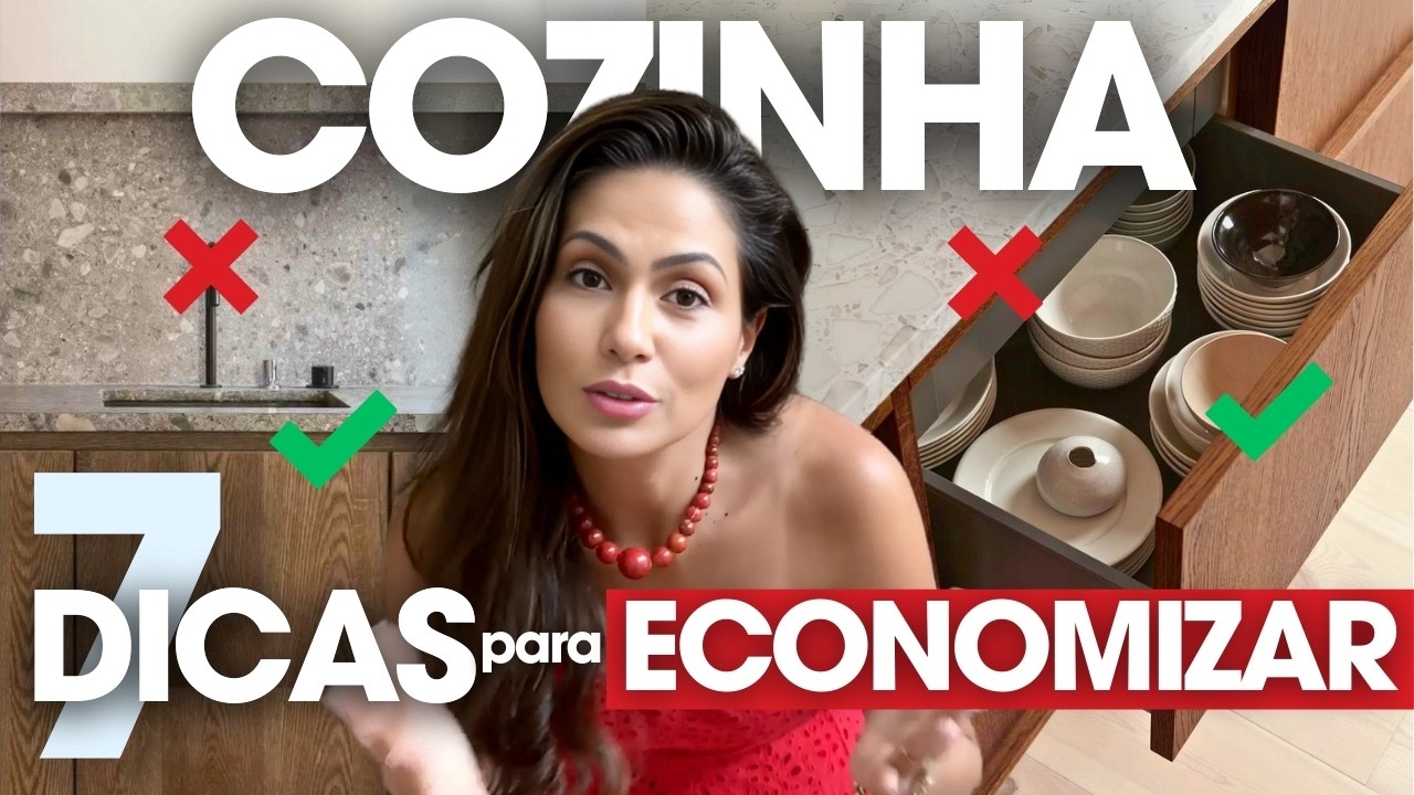 7 DICAS de Como ter Cozinha Bonita SEM GASTAR muito!
