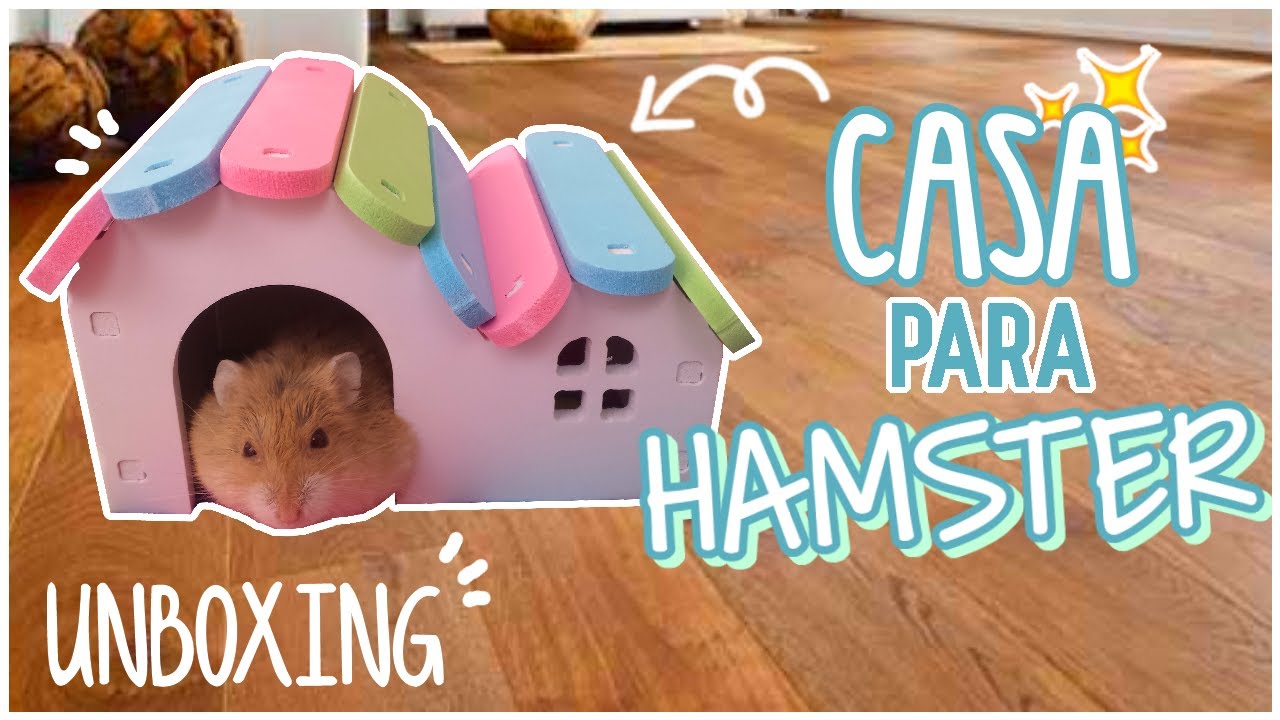 CASITA para mi HAMSTER RUSO de SHEIN - UNBOXING de SHE IN