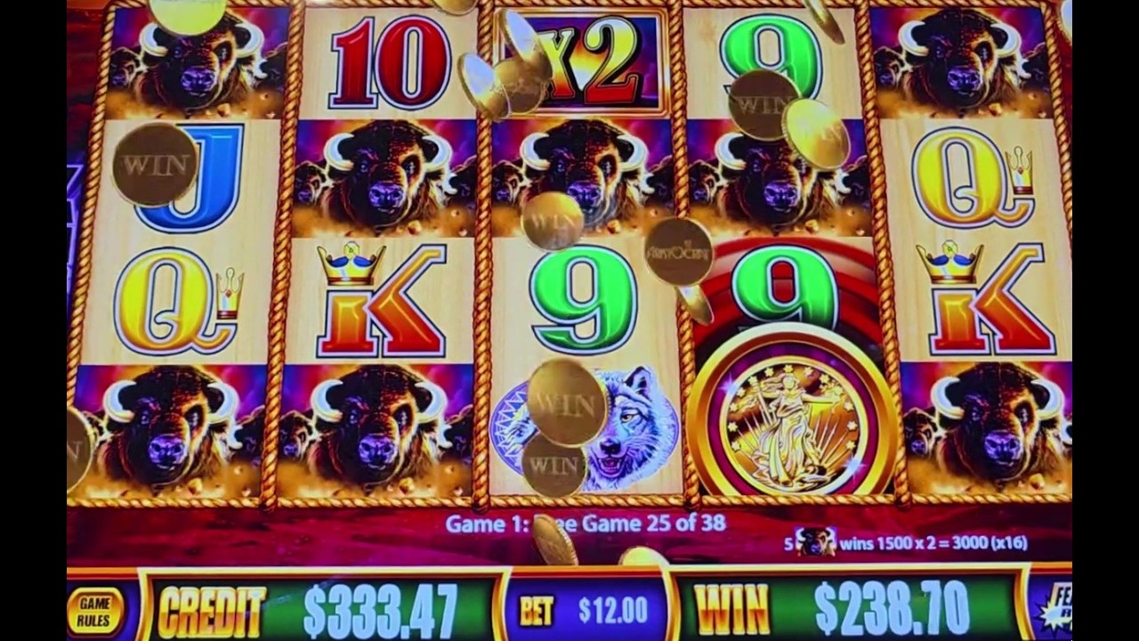 Amazing Run! Making a Jackpot on Buffalo Gold Wonder 4 Slot Machine