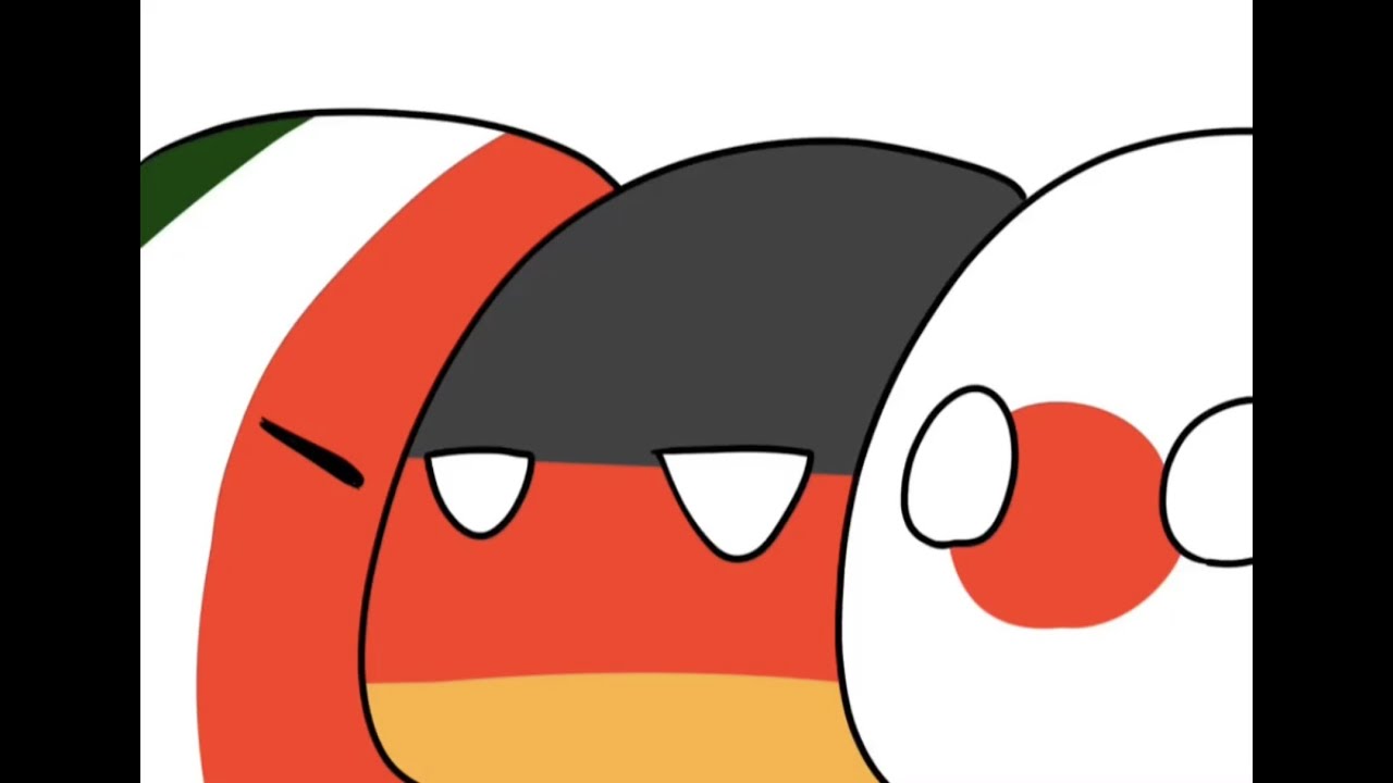【ポーランドボール】タミフルボール3カ国