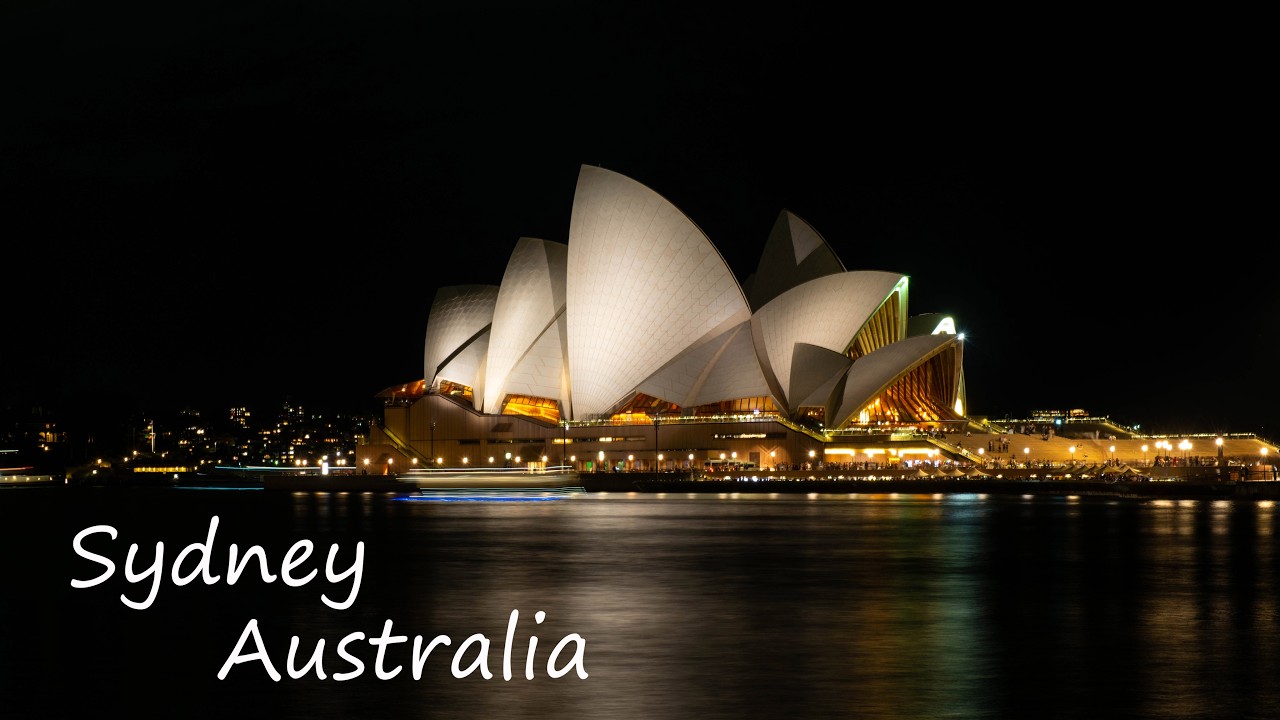 Sydney, Australia - Travel Map 4K UHD