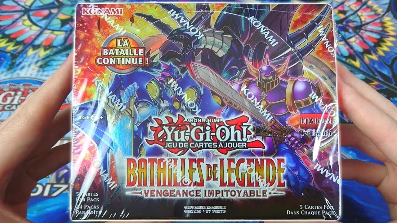 Yu-Gi-Oh! Ouverture BOÎTE de BOOSTERS Batailles de Légende Vengeance Impitoyable !!