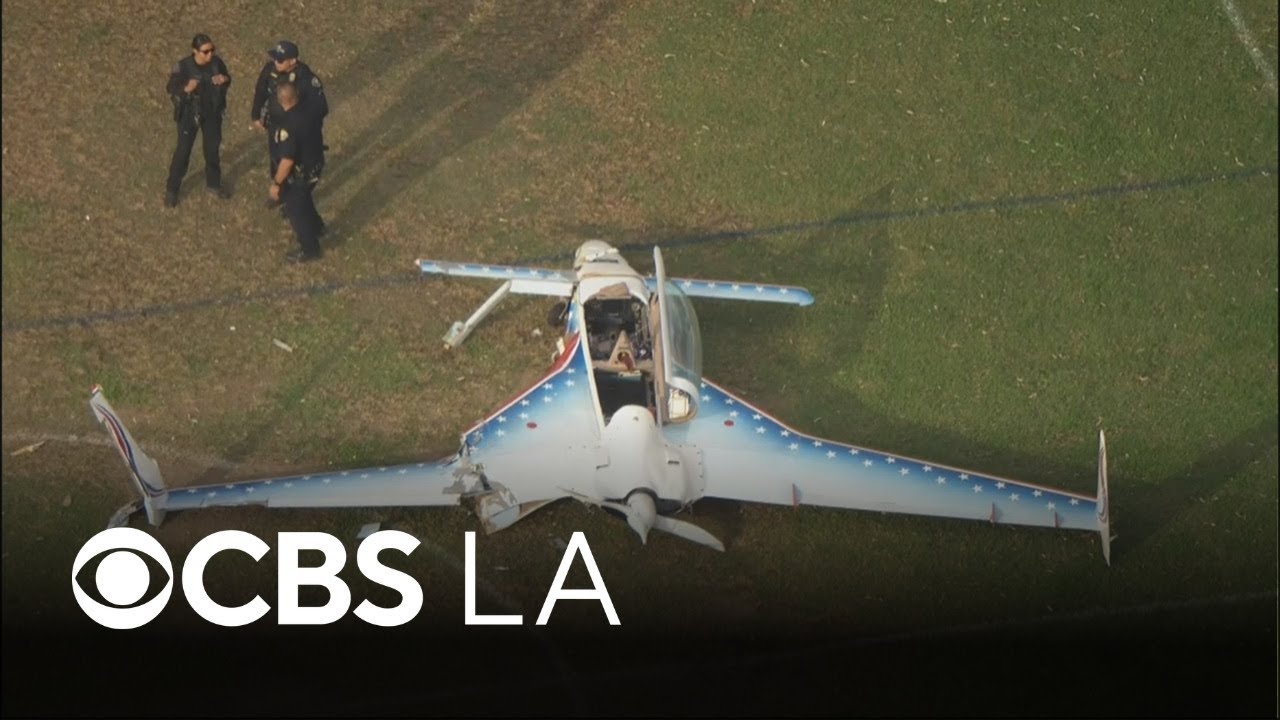 Pilot, bystander injured after plane crash in Long Beach soccer field