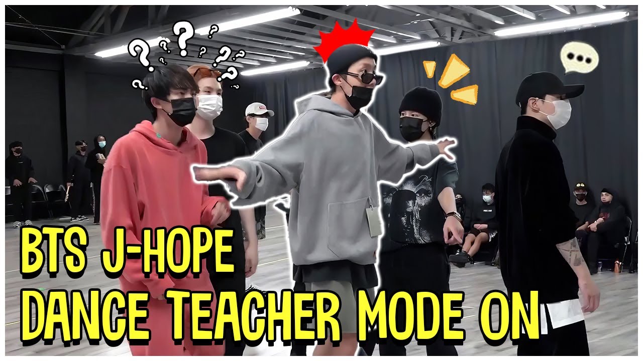 Учитель танцев BTS J-Hope Mode On | Джимин поддержал J-Hope в хореографии