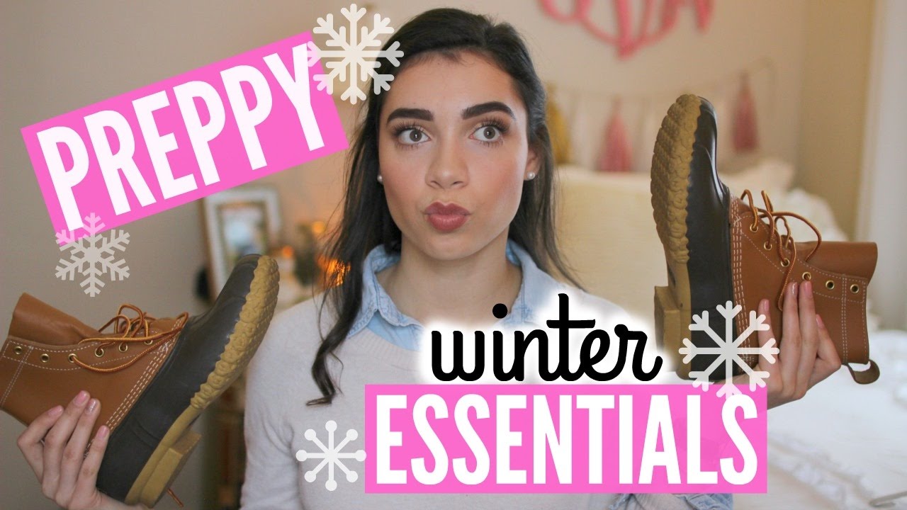 PREPPY WINTER ESSENTIALS!