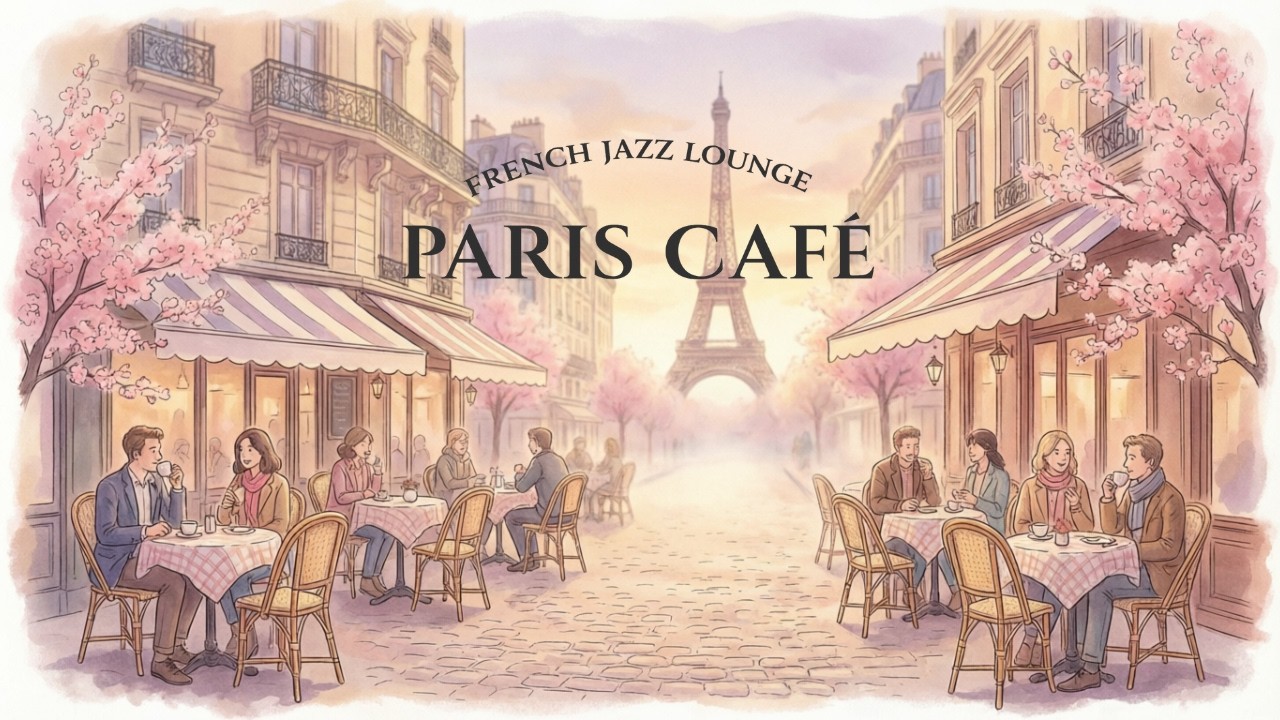 Paris Café Jazz ☕ Relaxing French Music for Work, Study & Cozy Moments