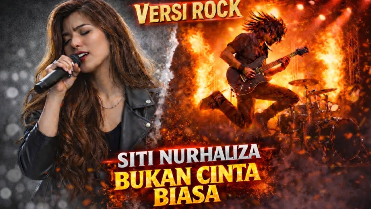 SITI NURHALIZA _ BUKAN CINTA BIASA VERSI ROCK by rockmini 