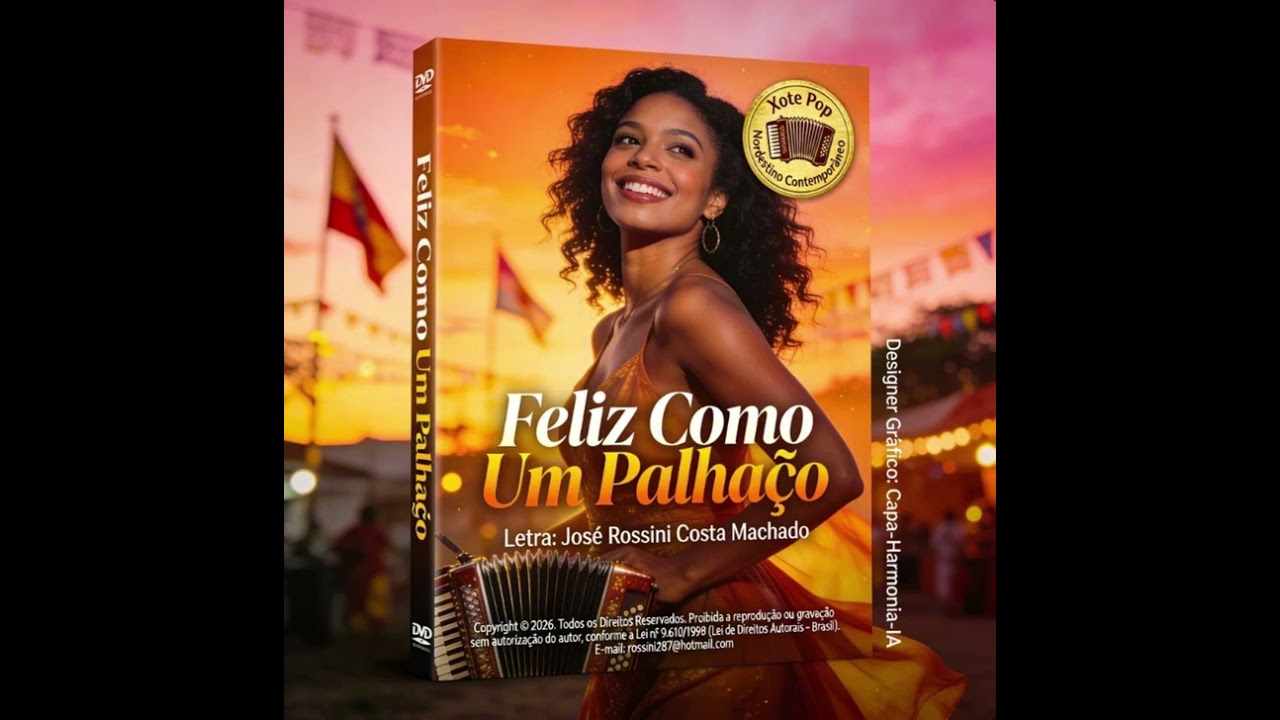 Feliz Como Um Palhaço | Xote Pop Nordestino Contemporâneo – Letra: José Rossini Costa Machado