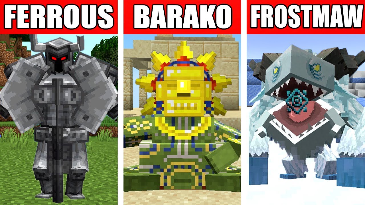 I KILLED ALL Bosses Mowzie’s Mobs in Minecraft Survival (2023)