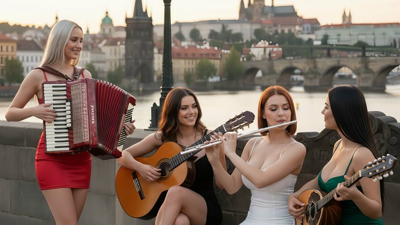 Perfect Fusion Music Instrumental - Flamenco, Accordion, Irish Flute and Bouzouki 