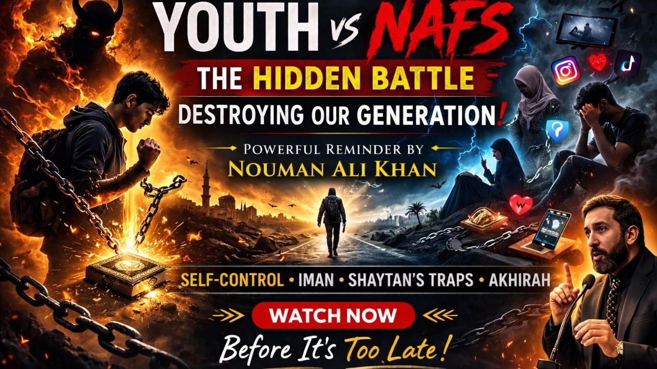 Youth vs Nafs: The Hidden Battle Destroying Our Generation | Powerful Reminder by Nouman Ali Khan