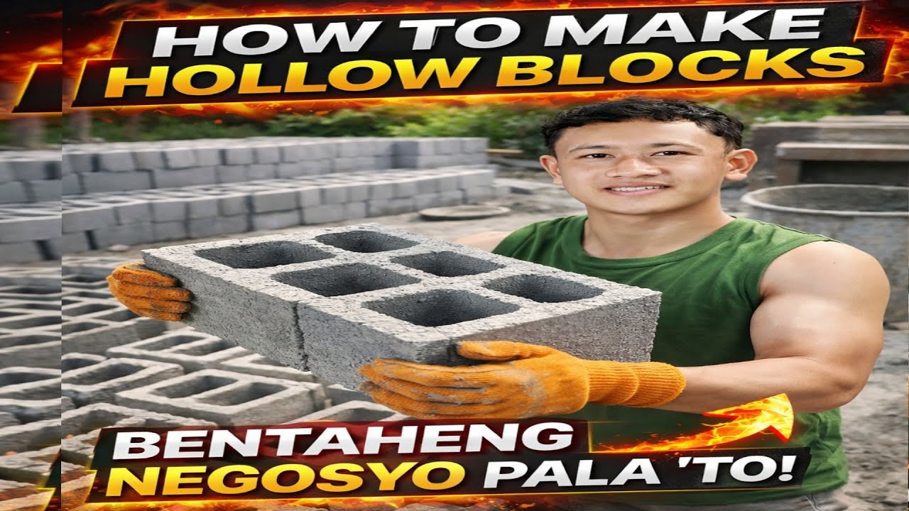 GANITO GUMAWA NG MAGANDANG HOLLOW BLOCKS 