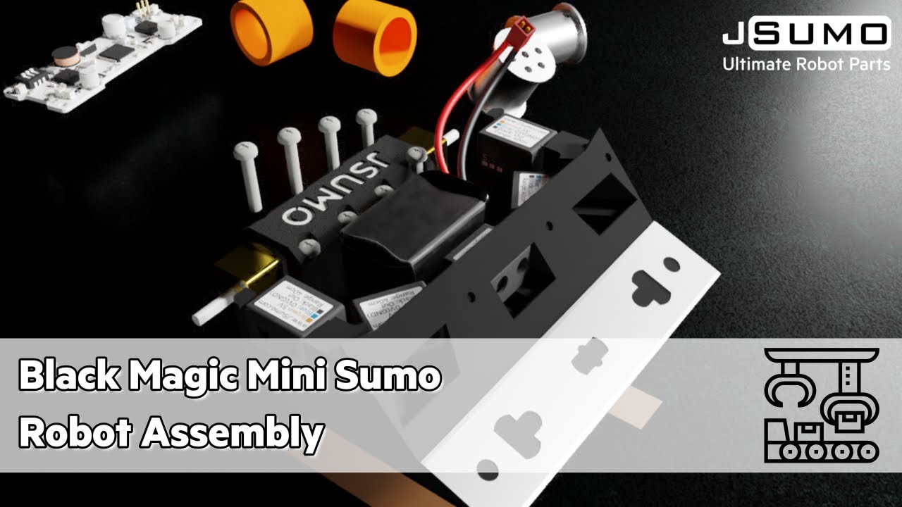 Black Magic Mini Sumo Robot Kit's Assembly
