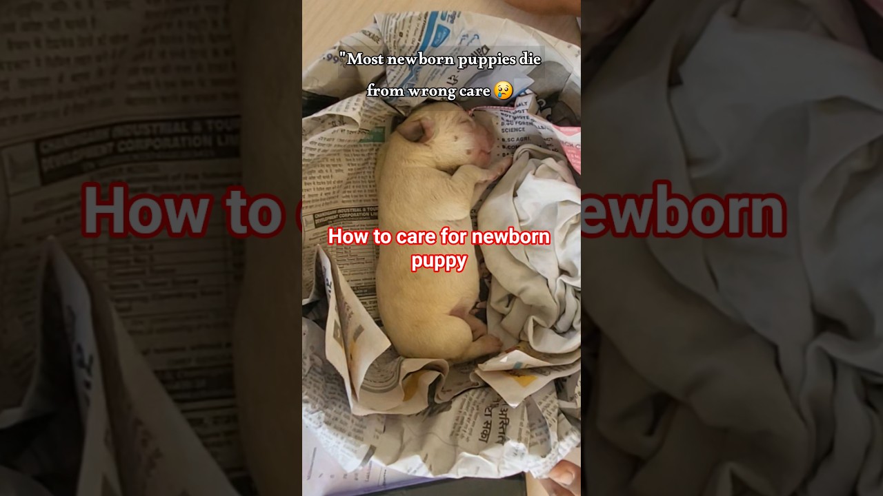 How to Care for a Newborn Puppy | Most Newborn Puppies Die From This #puppycare #newborn #cutepuppy