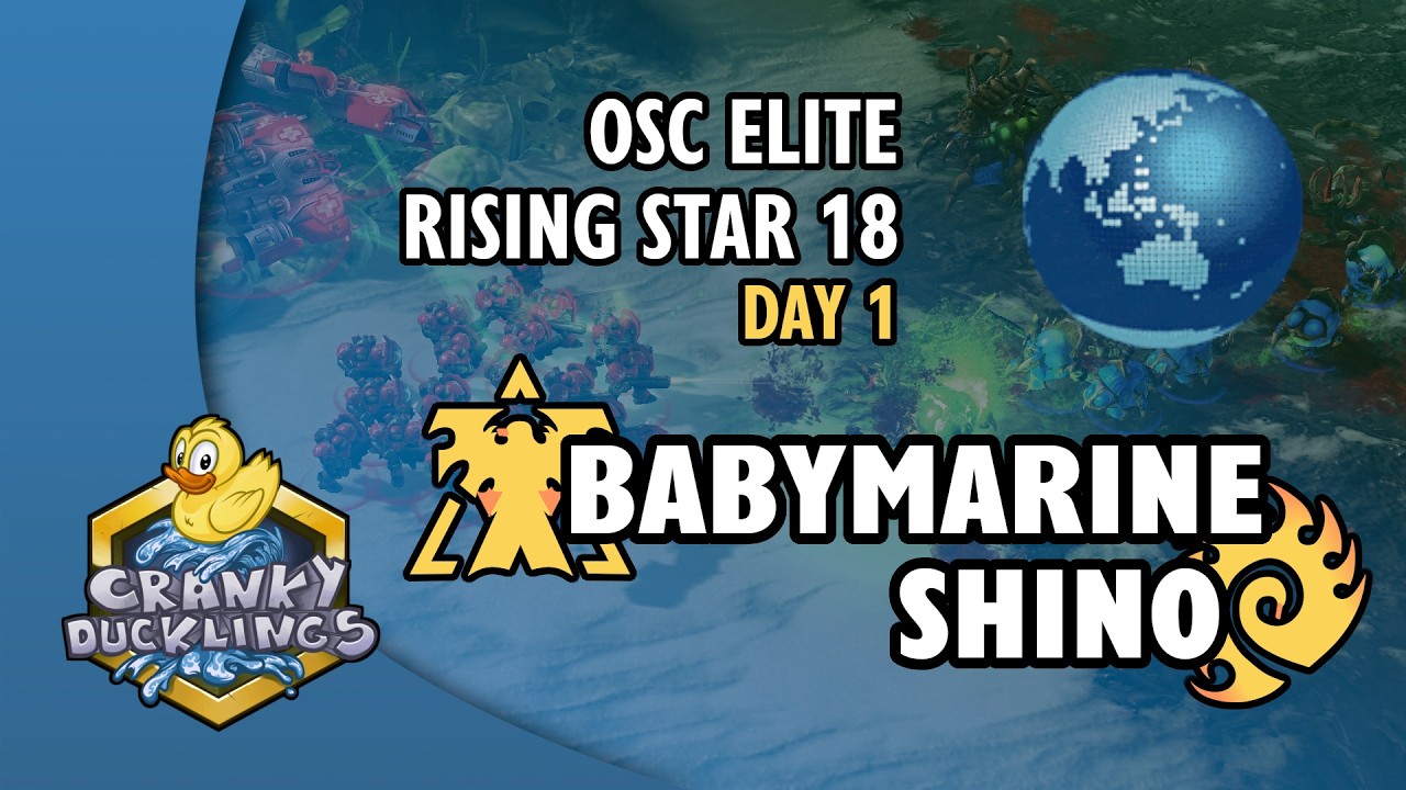 BabyMarine vs Shino - TvZ | OSC Elite Rising Star 18 - Day 1 | StarCraft 2 Tournament