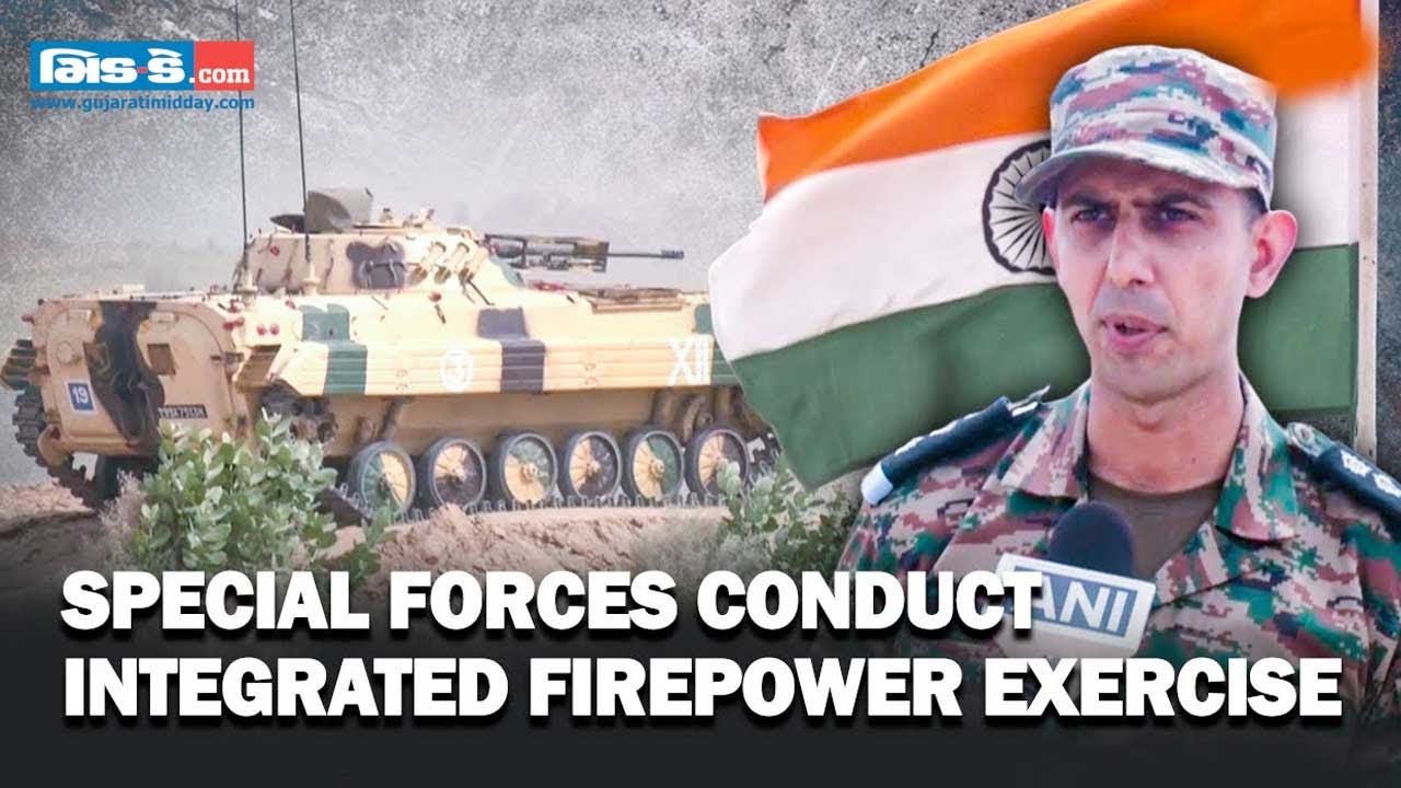 Rajasthan: Special Forces Conduct Integrated Fire Power Exercise In Pokhran