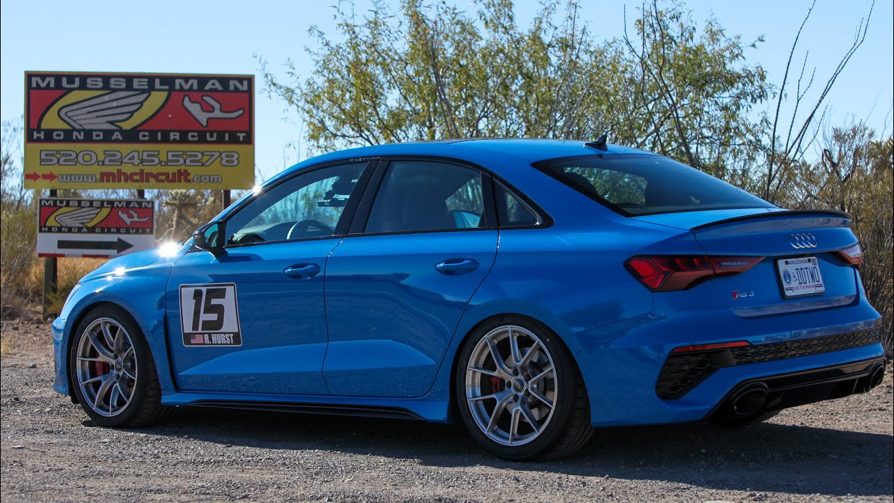 Audi RS3 first place time attack 56:8 PB  musselman honda circuit