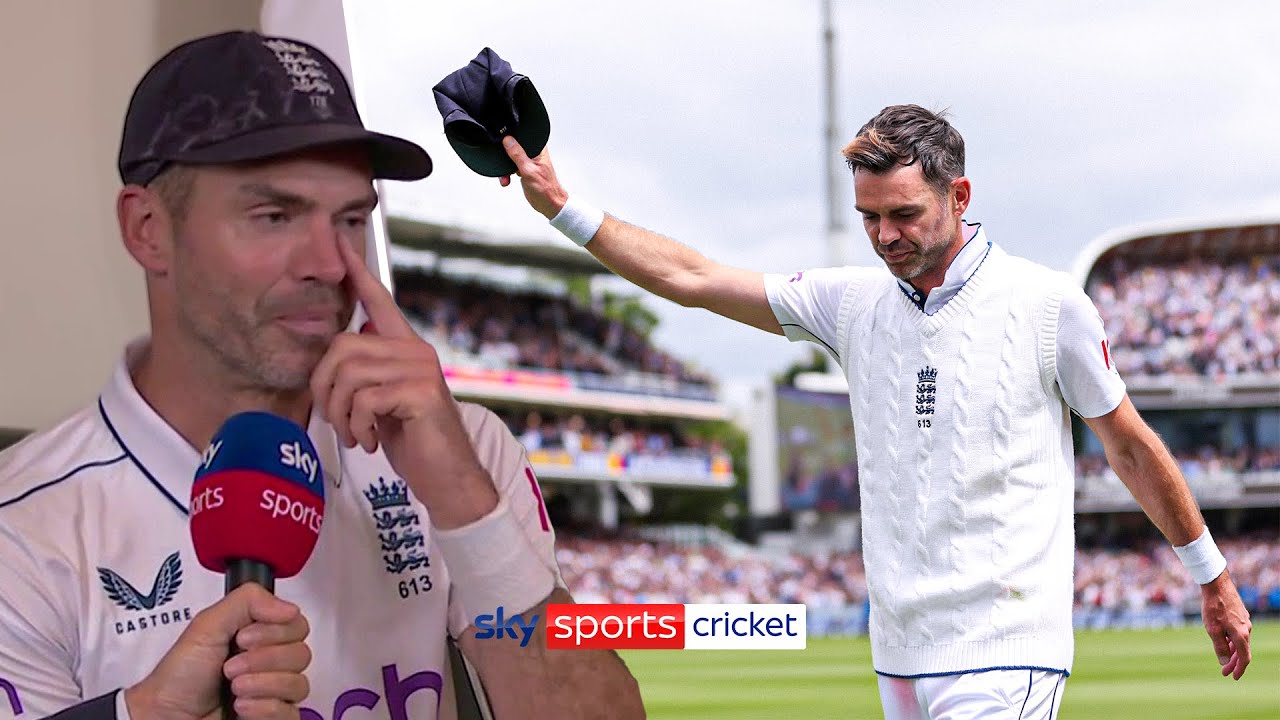Jimmy Anderson's emotional final interview as an England Test player