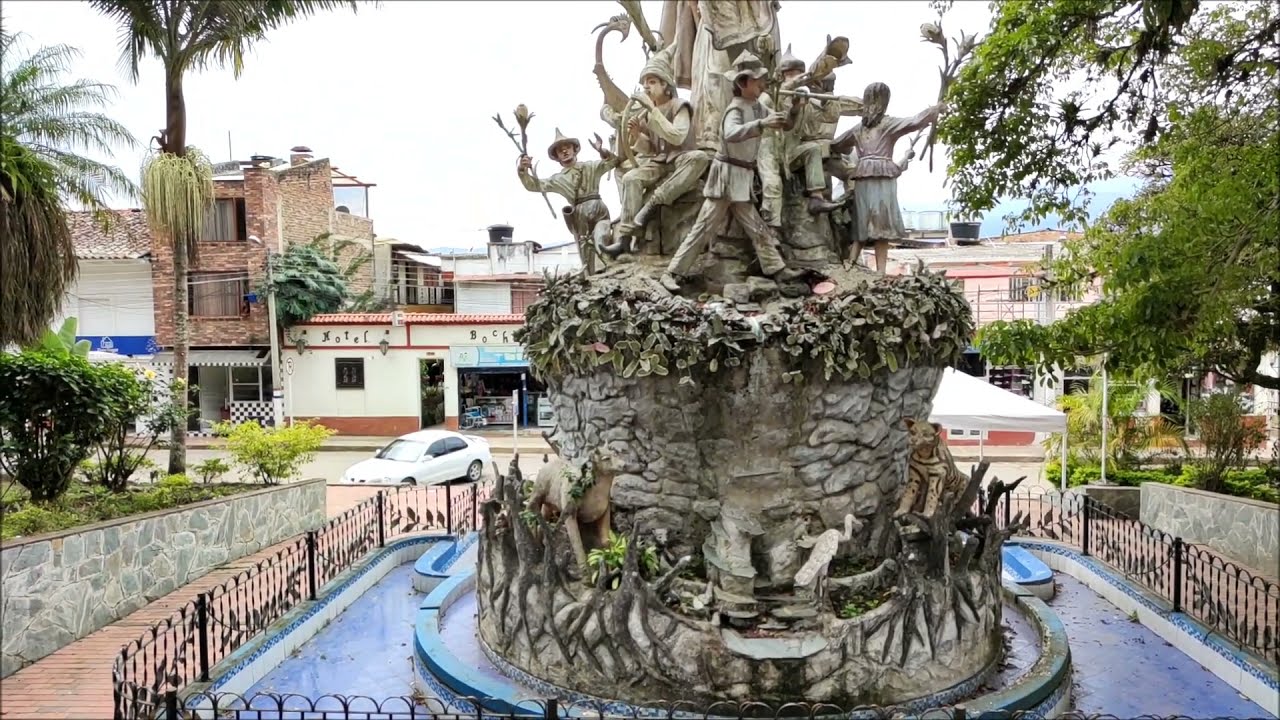 Parque Principal De Garagoa, Boyacá. (23/Marzo/2021)