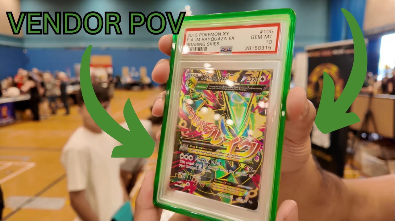 FINDING A POKEMON GRAIL AT A CARD SHOW !!! | POKEMANIA STOKE | POKEMON VENDOR POV |