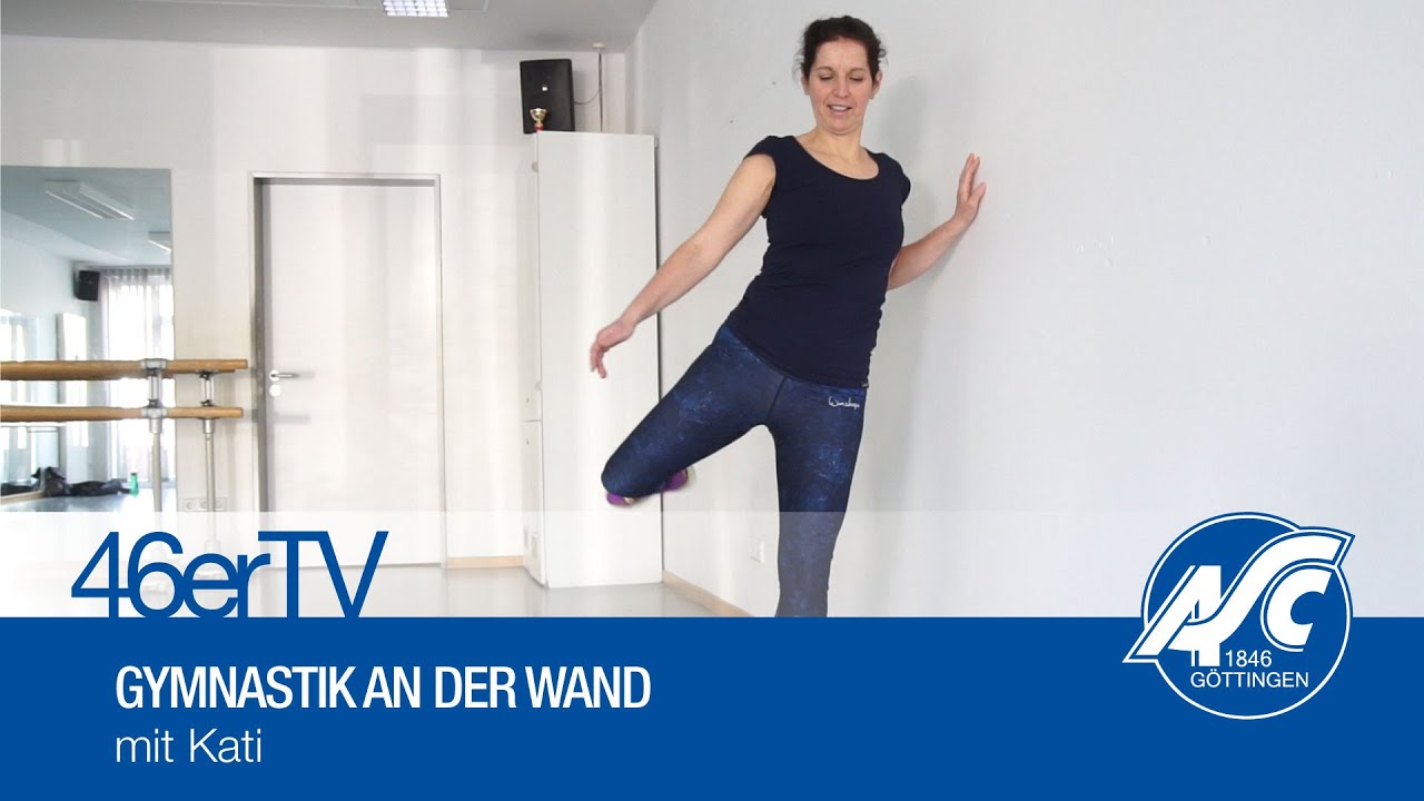 Bewegung für zu Hause | GYMNASTIK an der Wand mit Kati