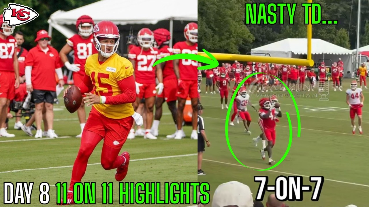 PATRICK MAHOMES Just LIT UP Day 8 Kansas City Chiefs Training Camp... | Day 8 Highlights |
