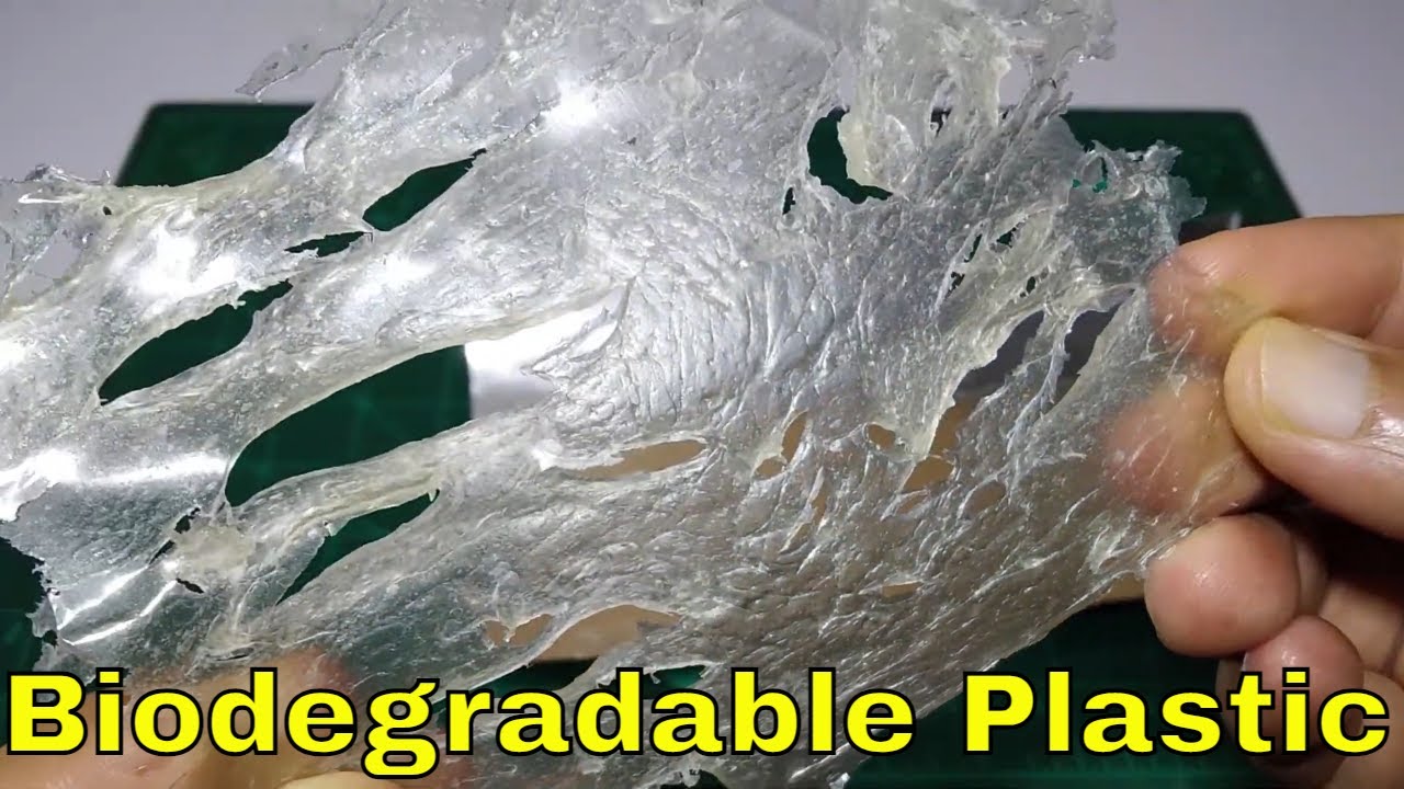 how to make biodegradable plastic with cornflour