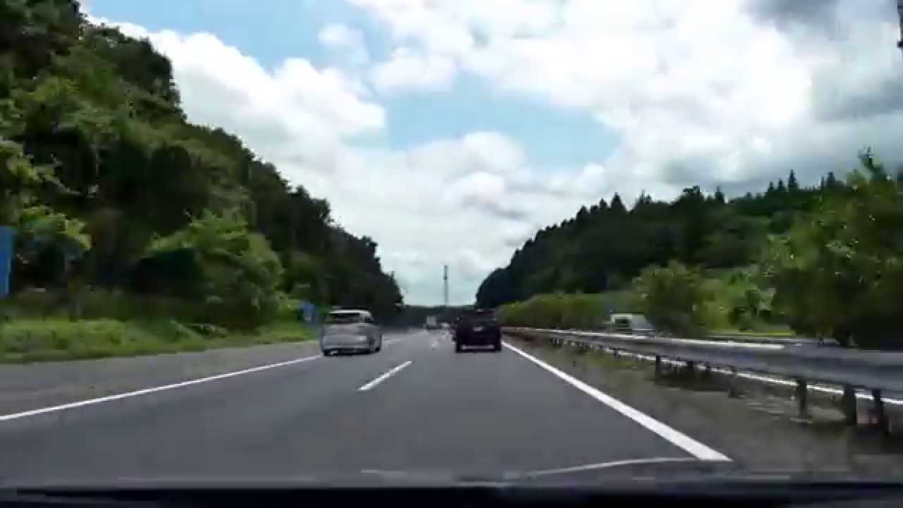 高速道路 山形 ～ 東京 約370km 倍速  [60fps 車載動画 2014/07 BGM]