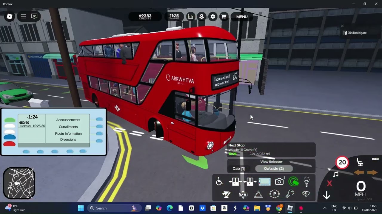 Roblox Croydon | Arriva NB4L route 450 from WC to THPR