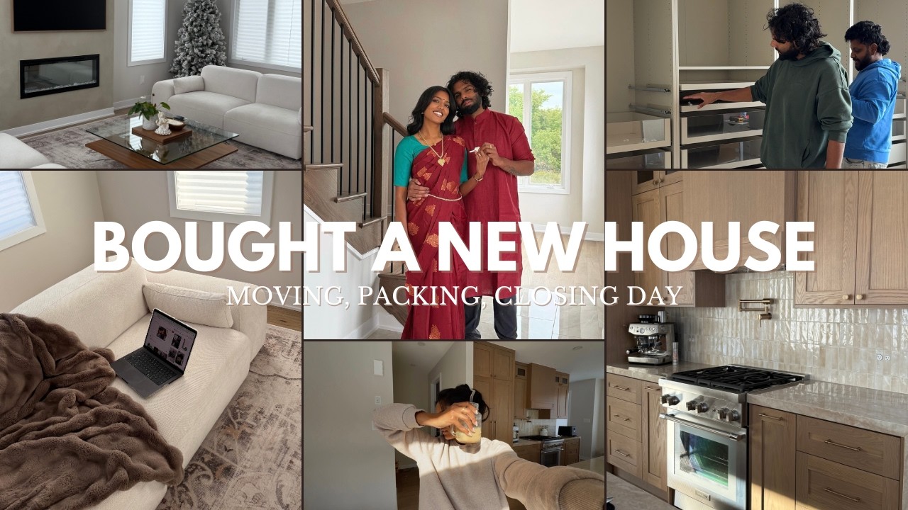 WE BOUGHT A NEW HOUSE🔑 moving, packing, closing day, keys & house-warming🏠