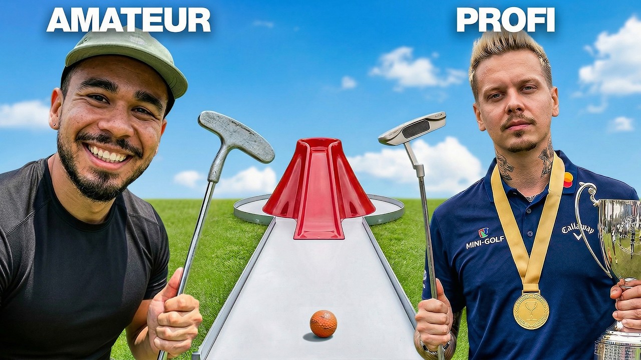 Ich habe einen PROFI zum MINIGOLF herausgefordert 😳⛳️